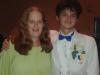 Proud mom Melissa w/ graduating son Matthew Golden, SDHS concert band first chair saxophone & marching band Drum Major.